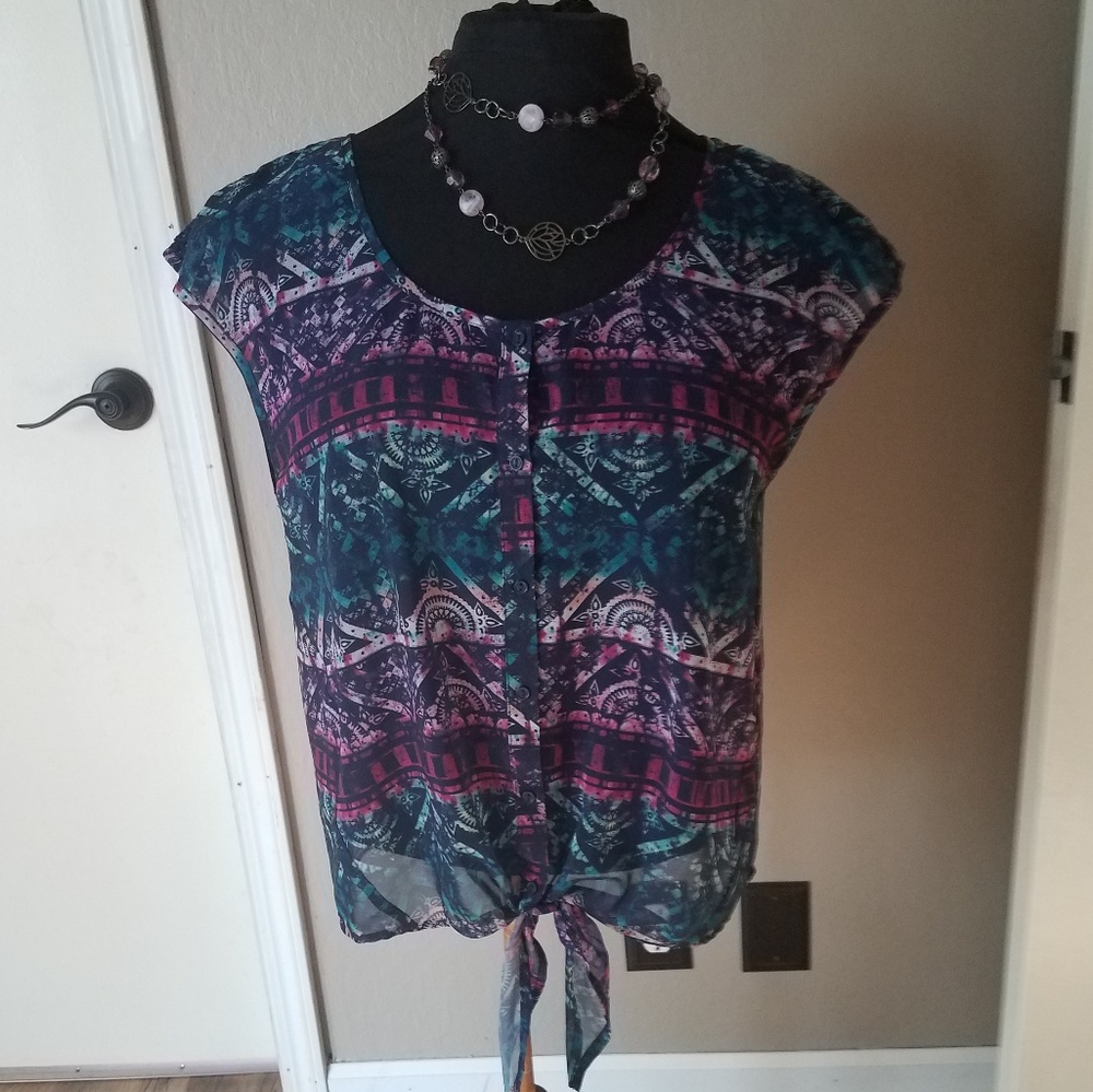 Maurices Sheer Blouse